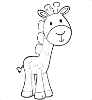Colorier Girafe