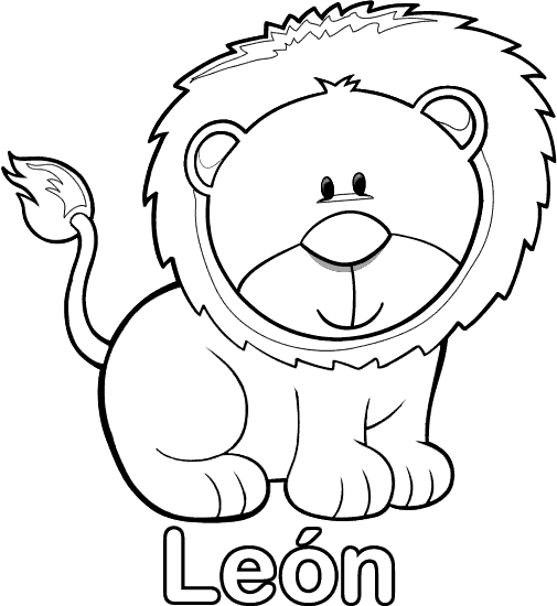 Colorier dessin de Lion