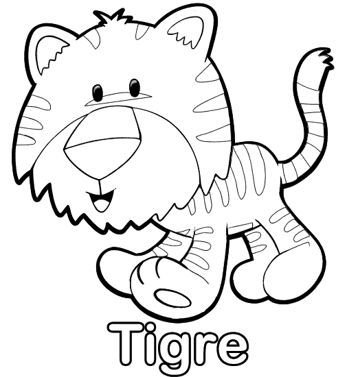 Colorier dessin de Tigre