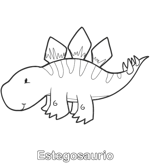 Colorier dessin de Stégosaure