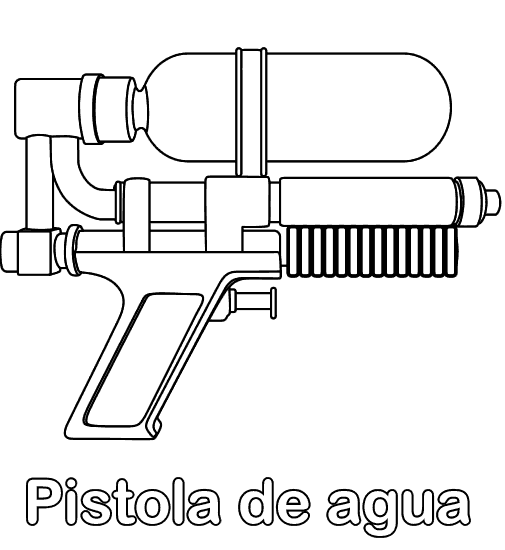 Colorier dessin de Pistolet à eau